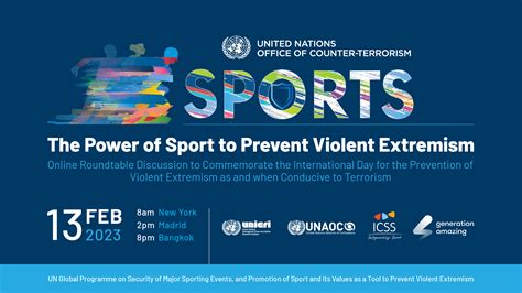 UNOCT Roundtable On The Power Of Sport To Prevent Violent Extremism