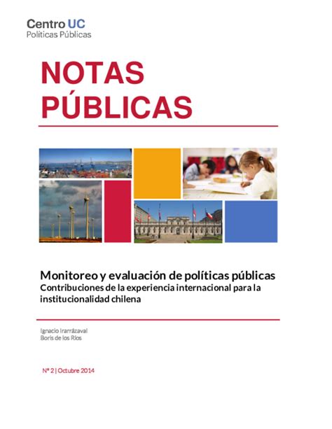 Pdf Monitoreo Y Evaluación De Políticas Públicas