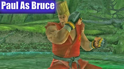 Tas Paul With Bruce Moves Gameplay Tekken Youtube