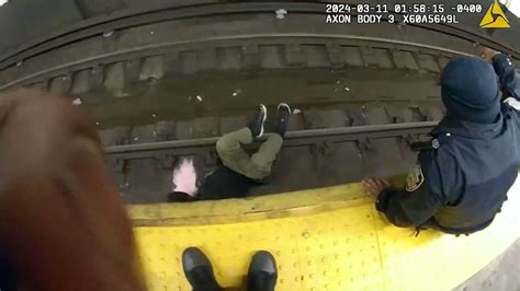 Bodycam Video Shows Nypd Officers Spring Into Action To Pull Man From