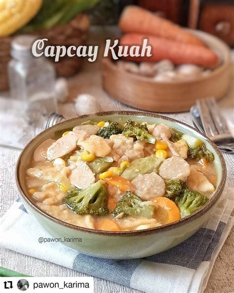 Resep Bumbu Capcay Kuah Praktis Dan Bikin Nagih