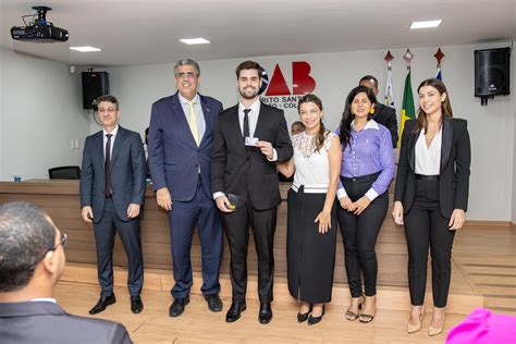 Solenidade De Entrega De Carteiras Oab Subse O