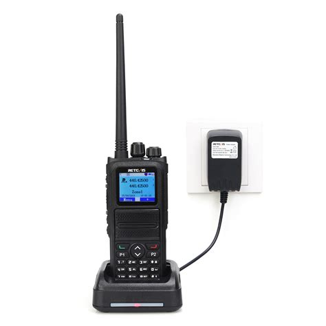 Retevis RT84 DMR Dual Band Walkie Talkie 5W VHF UHF DMR Digital Analog