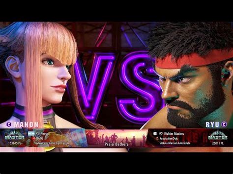 Street Fighter Kevon Manon Vs Richter Masters Ryu Youtube