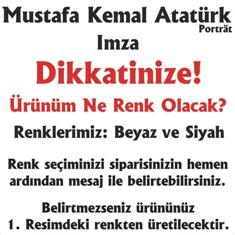 MUSTAFA KEMAL ATATÜRK Porträt Imza Unterschrift Türkiye Autoaufkleber