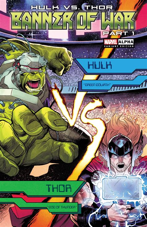 Hulk Vs Thor Banner Of War Alpha 2022 1 Variant Comic Issues