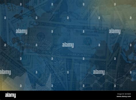 Blue Finance background with dollars and graph Stock Photo - Alamy