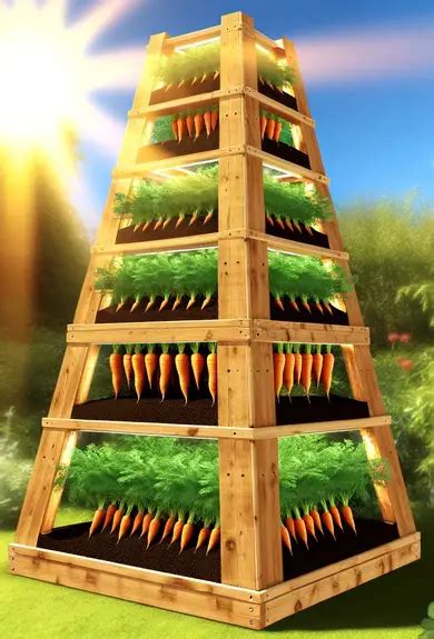 Garden Tower Planter Build A Vertical Garden Pyramid Tower