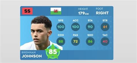 Brennan Johnson maxed : r/DreamLeagueSoccer