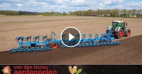 Ploughing With A Lemken Titan 18 12 Furrow Plough And Fendt 936