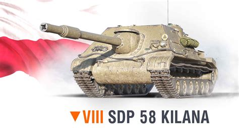 World Of Tanks Supertest Tier 8 Tank Destroyer SDP 58 Kilana