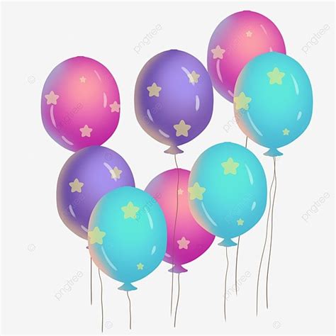 Colorful Floating Balloons Color Float Balloon PNG Transparent