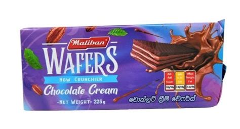 Maliban Wafers Chocolate Cream 90g Lakfood