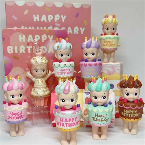 sonny angel birthday cake series mysterious box kawaii surprise box