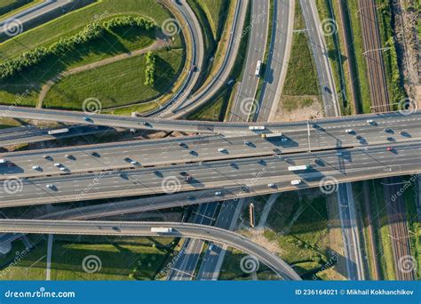 Intersection Crossroad Road Junction Stock Image - Image of network ...