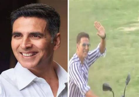 Video Of Akshay Kumar S Enthusiastic Bike Ride And Fan Interaction