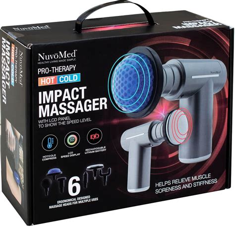 Best Buy Nuvomed Hot And Cold Therapy Impact Massager Gray Lhcm 41032