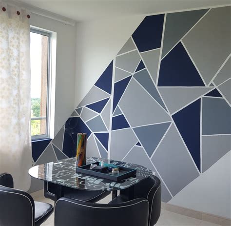 Pin By Ethereal On Pintar Paredes Wall Paint Designs Geometric Wall