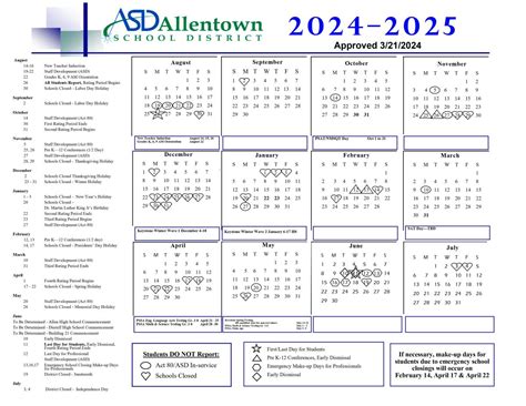 2024-2025 School Year Calendar | Post Details Page