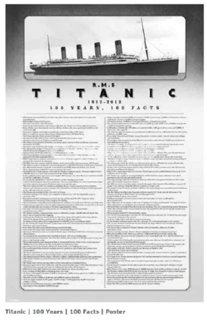 Rms Titanic Anni Fatti Poster Cm X Cm Eur Picclick Fr