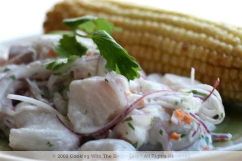 Cooking With The Single Guy: Kampachi Ceviche en Crema