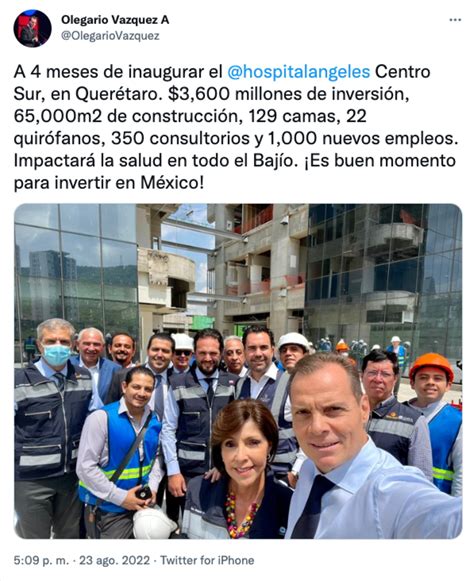 Querétaro: Inaugurarán nuevo Hospital Ángeles en 4 meses, anuncia