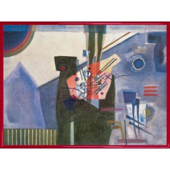 Poster Reproduction Encadré Vassily Kandinsky Rose Dans Le Gris