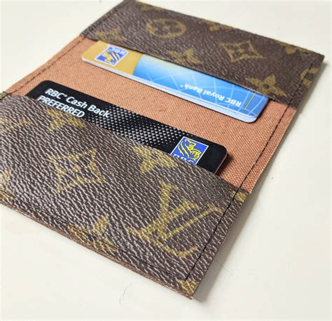 Lv Business Card Holder Repurposedlouis Vuitton Small