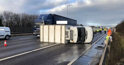 Live Updates Major M6 Delays After Lorry Overturns Birmingham Live