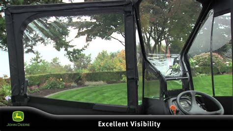 John Deere Custom Enclosure For The X Series Of Lawn Tractors Youtube