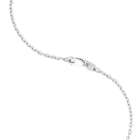 Men S Silver Cross Necklace With Carat Tw Of Black Diamonds