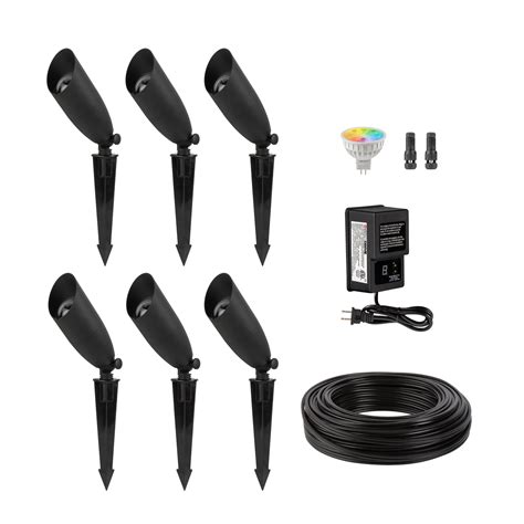 Smart Landscape Lighting Kit 6 Piece LED Ready Cast Aluminum