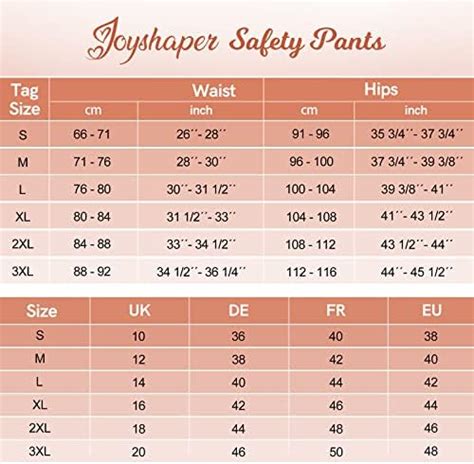 Joyshaper Damen Unterhose Unter Rock Kurz Hose Yoga Shorts Short Tight