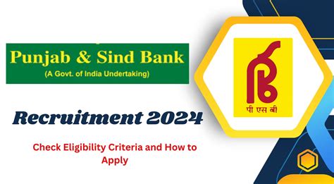 Punjab And Sind Bank Apprentice Recruitment 2024 Notification Releasd