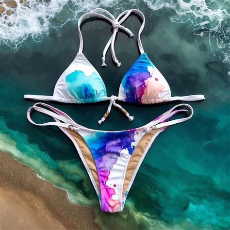 Stylish Micro Bikini Photos For Summer Fashion Premium AI Generated Image