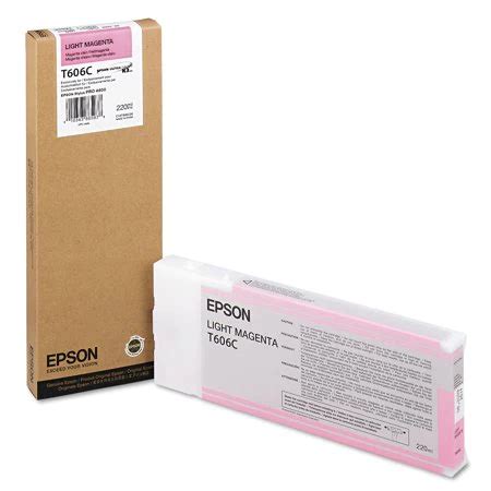 Tinteiro Original Epson T606C Magenta Claro Limifield