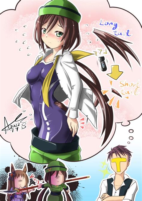 T Head Trainer Hayakawa Tazuna And Akikawa Yayoi Umamusume Drawn By