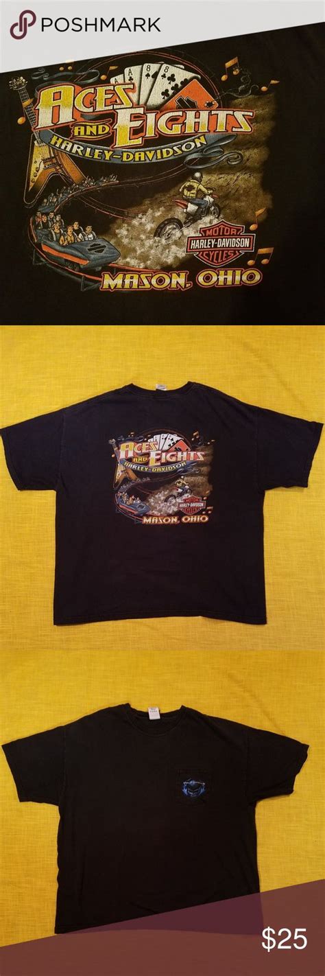 Harley Davidson Mason Ohio Aces And Eights Shirt | Aces and eights ...