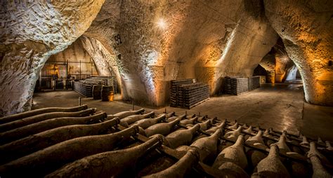 Visit The Champagne Cellars Of Veuve Clicquot