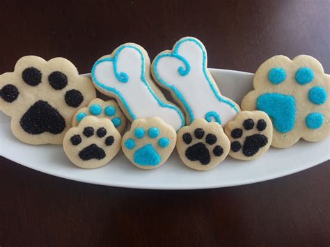 Dog Gone It Dog Bone And Paw Print Sugar Cookies