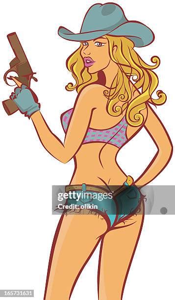 76 Cartoon Cowgirl High Res Illustrations Getty Images