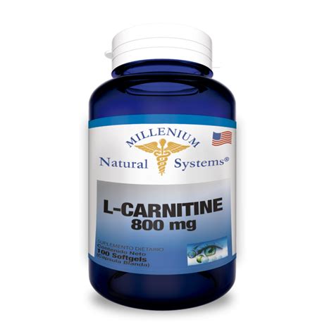 L Carnitina 800 Mg Natural Systems