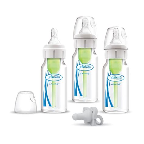 Dr Brown S Options Narrow Anti Colic Baby Bottle 4oz 120mL 3 Pack