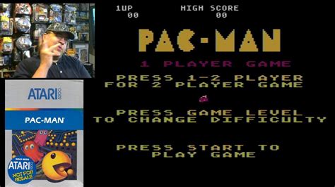 Pac Man For Atari Game Play Youtube