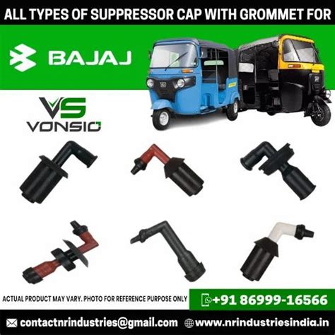 Suppressor Cap With Grommet For All Bajaj Three Wheeler At Rs