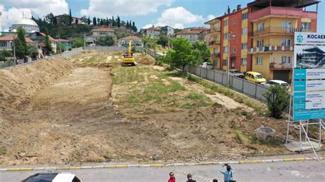 Dilovası katlı otopark projesinde ilk kazma vuruldu son dakika