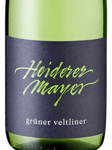 Heiderer Mayer Grüner Veltliner Vivino United States