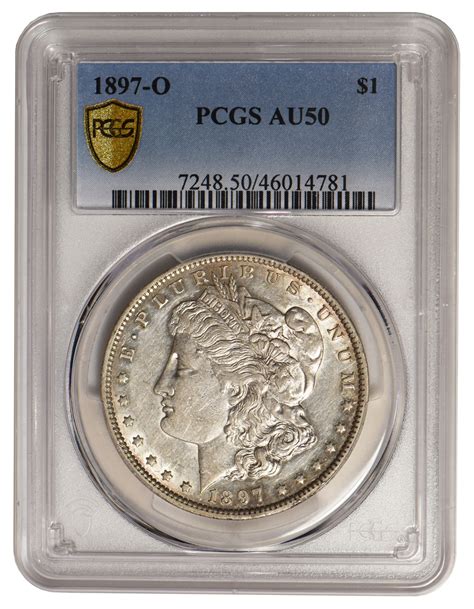 1897 O Morgan Dollar AU50 PCGS Liberty Coin