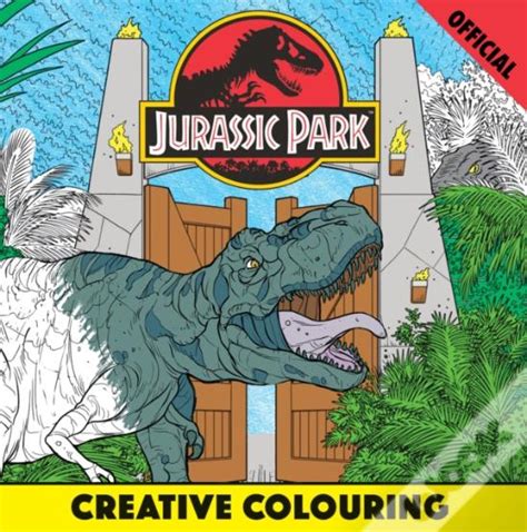 Official Jurassic Park Creative Colouring Livro Wook