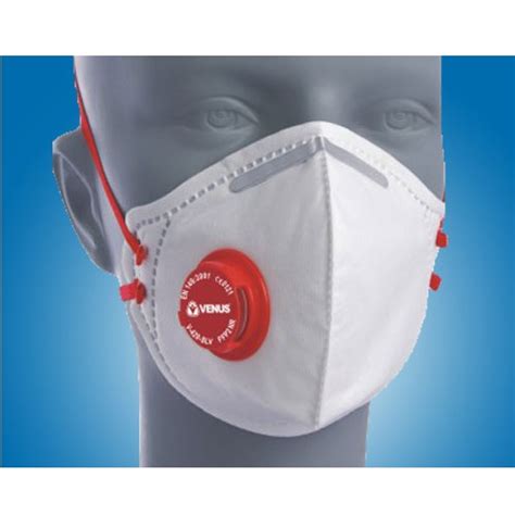 Venus V 420 SLV FFP2 NR D Respirator Foldflat Grey 14038